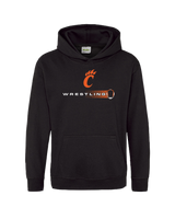 Carterville Wrestling Dots- Cotton Hoodie