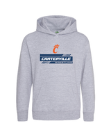 Carterville Wrestling Mascot - Cotton Hoodie