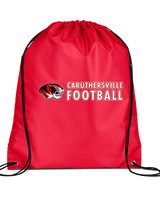 Caruthersville HS Football Basic - Drawstring Bag