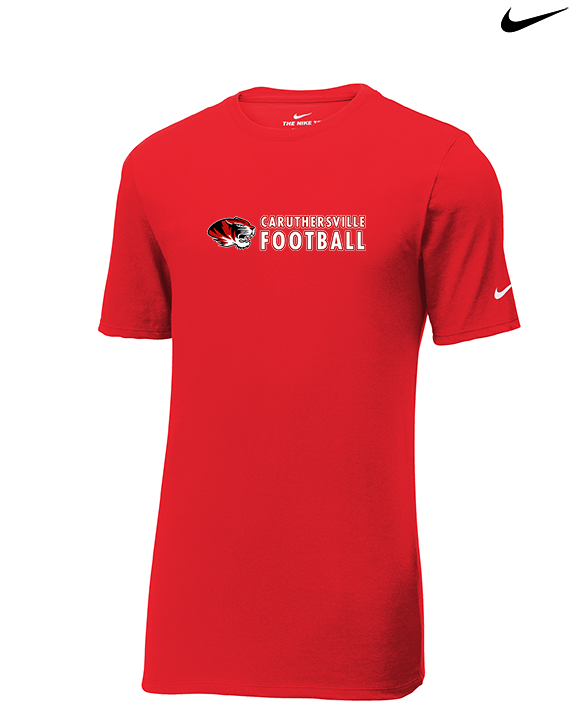 Caruthersville HS Football Basic - Mens Nike Cotton Poly Tee