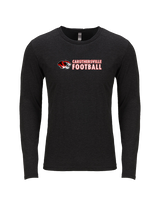 Caruthersville HS Football Basic - Tri-Blend Long Sleeve