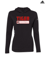 Caruthersville HS Football Pennant - Womens Adidas Hoodie