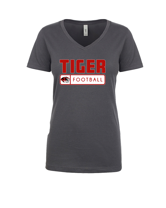 Caruthersville HS Football Pennant - Womens Vneck