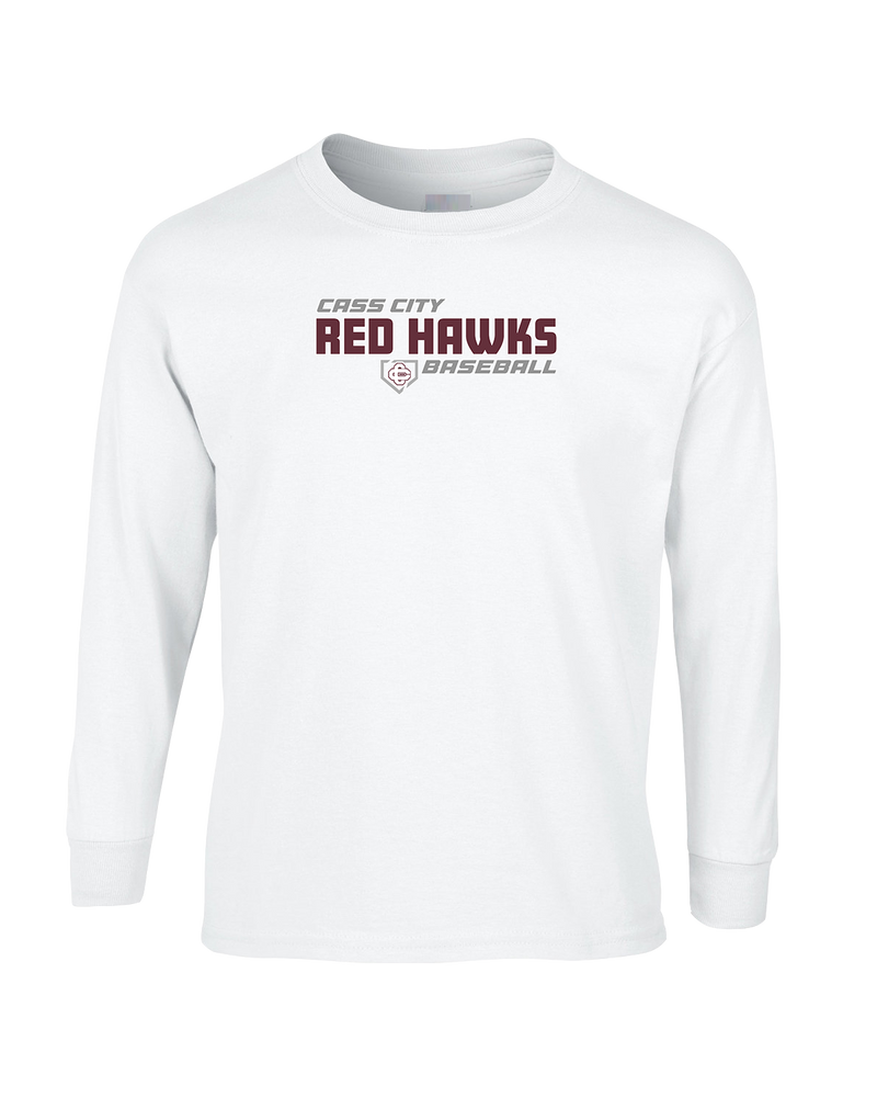Cass City HS Baseball Bold - Mens Basic Cotton Long Sleeve
