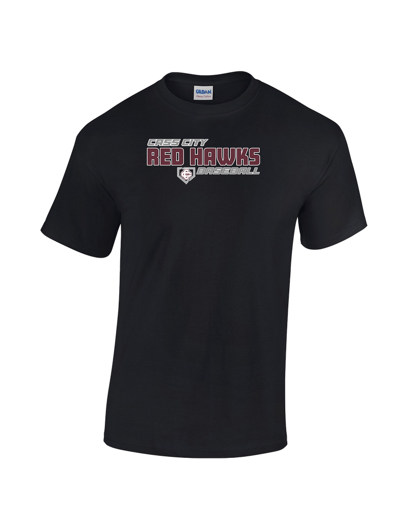 Cass City HS Baseball Bold - Cotton T-Shirt