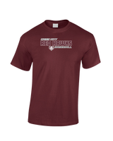 Cass City HS Baseball Bold - Cotton T-Shirt