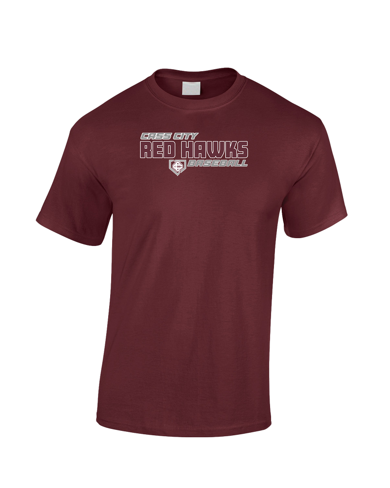 Cass City HS Baseball Bold - Cotton T-Shirt