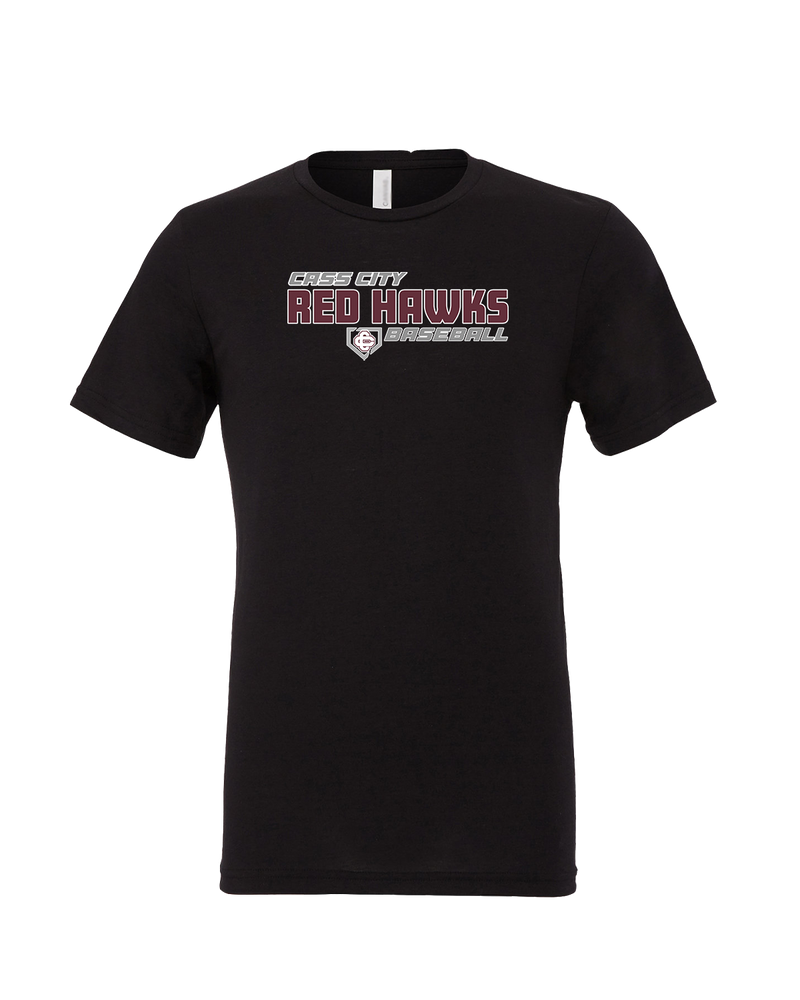 Cass City HS Baseball Bold - Mens Tri Blend Shirt