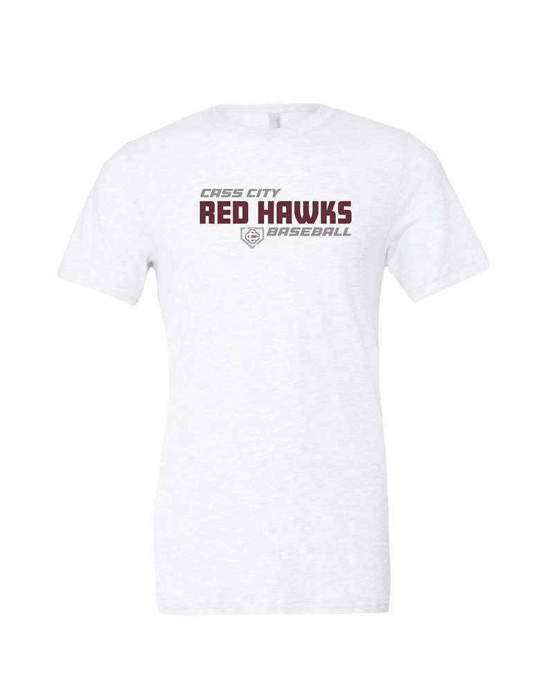 Cass City HS Baseball Bold - Mens Tri Blend Shirt