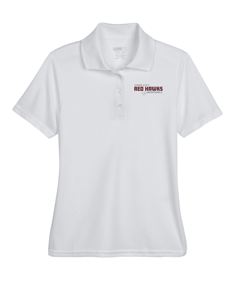 Cass City HS Baseball Bold - Womens Polo