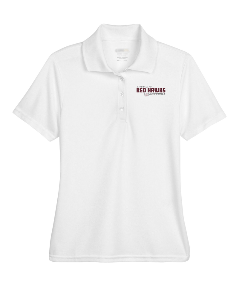 Cass City HS Baseball Bold - Womens Polo