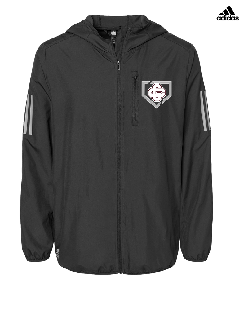 Cass City HS Baseball Secondary Logo - Adidas Men's Windbreaker