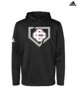 Cass City HS Baseball Secondary Logo - Adidas Men's Hooded Sweatshirt