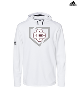 Cass City HS Baseball Secondary Logo - Adidas Men's Hooded Sweatshirt