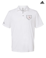 Cass City HS Baseball Secondary Logo - Adidas Men's Performance Polo