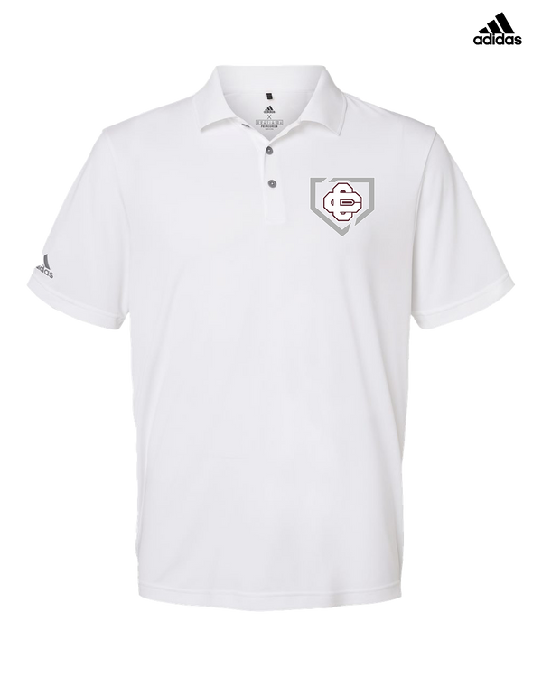 Cass City HS Baseball Secondary Logo - Adidas Men's Performance Polo