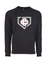 Cass City HS Baseball Secondary Logo - Crewneck Sweatshirt