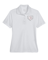 Cass City HS Baseball Secondary Logo - Womens Polo
