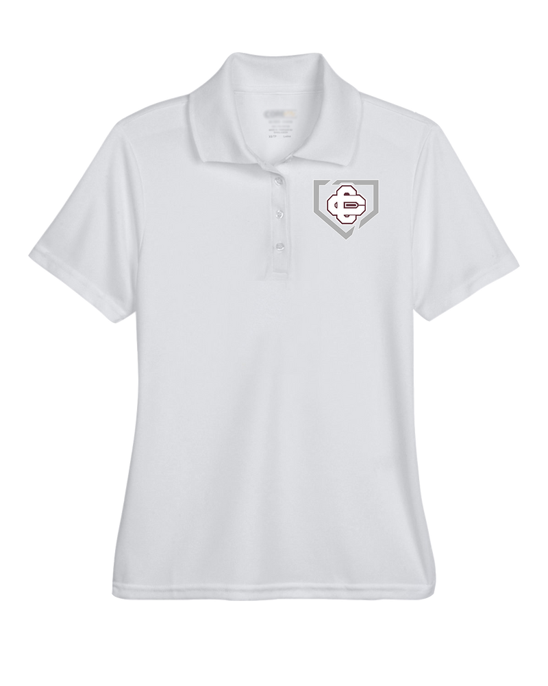 Cass City HS Baseball Secondary Logo - Womens Polo