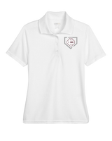 Cass City HS Baseball Secondary Logo - Womens Polo