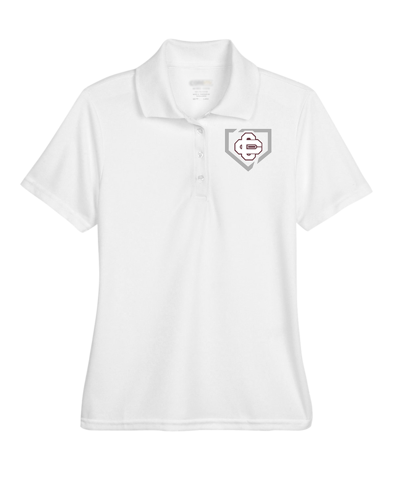 Cass City HS Baseball Secondary Logo - Womens Polo