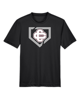 Cass City HS Baseball Secondary Logo - Youth Performance T-Shirt