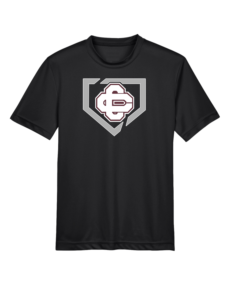 Cass City HS Baseball Secondary Logo - Youth Performance T-Shirt