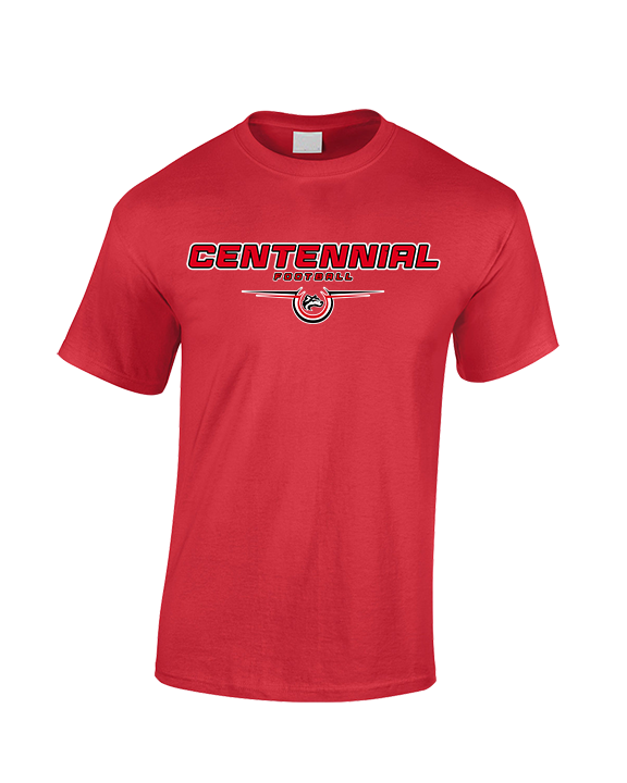 Centennial HS Football Design - Cotton T-Shirt