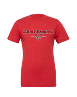 Centennial HS Football Design - Tri-Blend Shirt