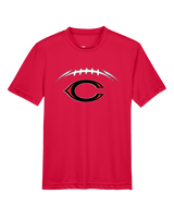 Centennial HS Football Laces - Youth Performance Shirt