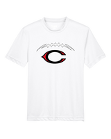 Centennial HS Football Laces - Youth Performance Shirt