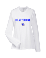 Charter Oak HS Girls Soccer Block - Womens Performance Long Sleeve