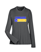 Charter Oak HS Girls Soccer Pennant - Womens Performance Long Sleeve