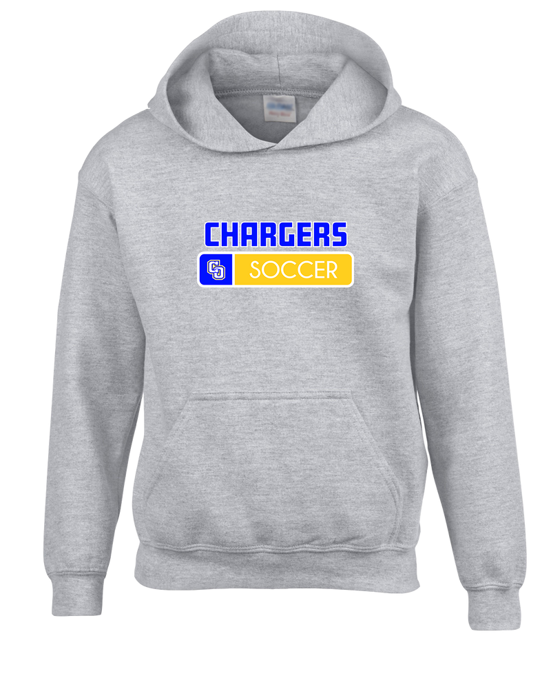 Charter Oak HS Girls Soccer Pennant - Youth Hoodie