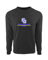 Charter Oak HS Girls Soccer Split - Crewneck Sweatshirt