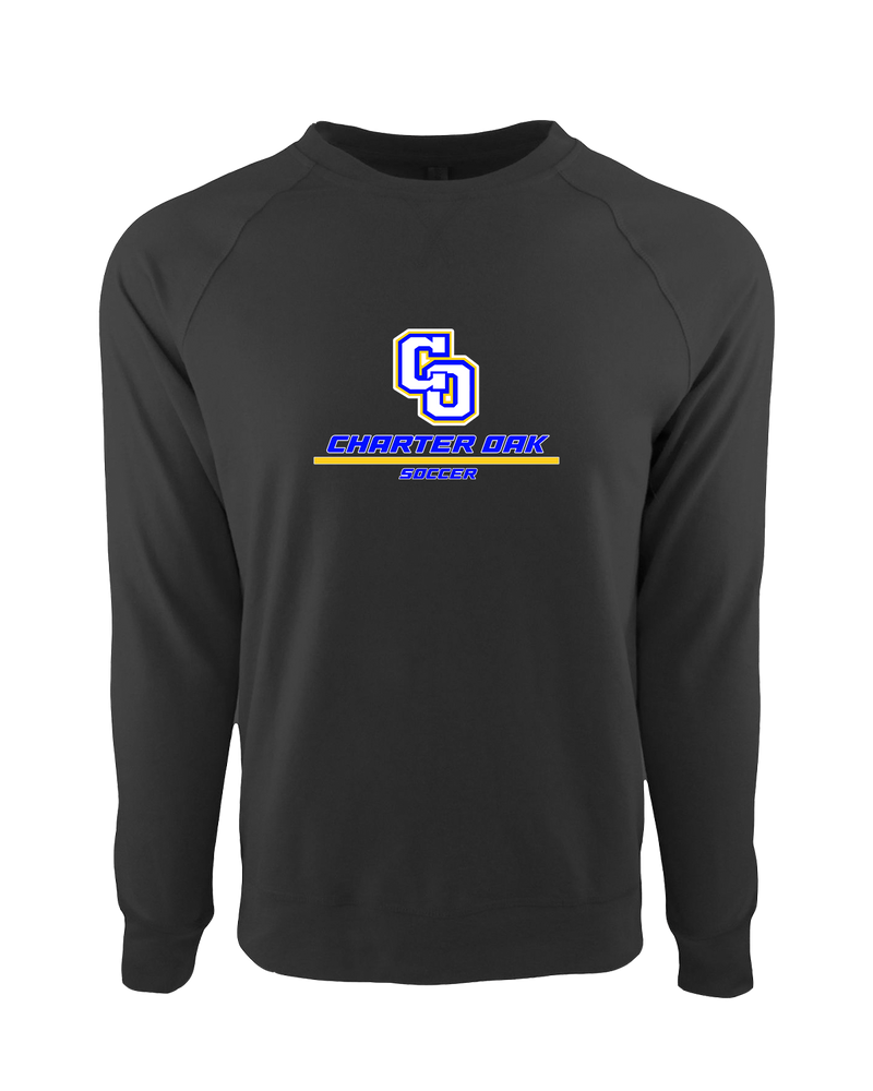 Charter Oak HS Girls Soccer Split - Crewneck Sweatshirt