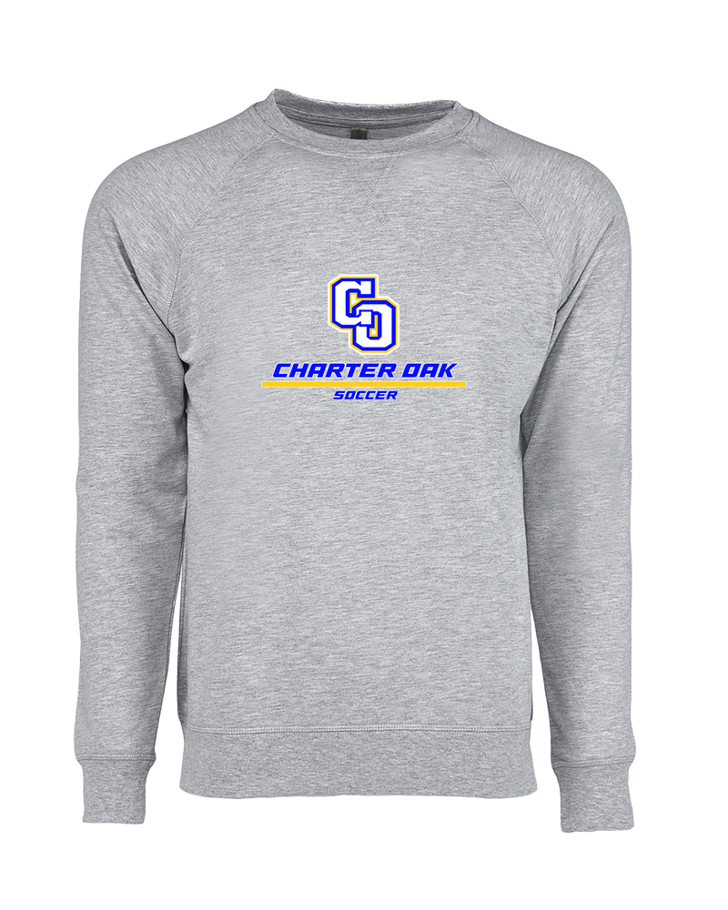 Charter Oak HS Girls Soccer Split - Crewneck Sweatshirt