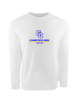 Charter Oak HS Girls Soccer Split - Crewneck Sweatshirt