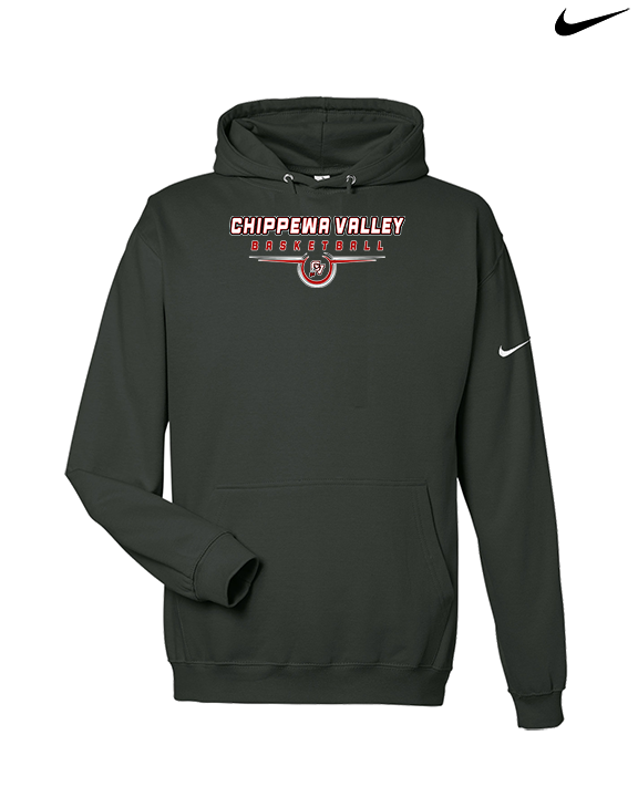 Chippewa Valley HS Boys Basketball Design - Nike Club Fleece Hoodie