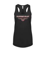 Chippewa Valley HS Boys Basketball Design - Womens Tank Top