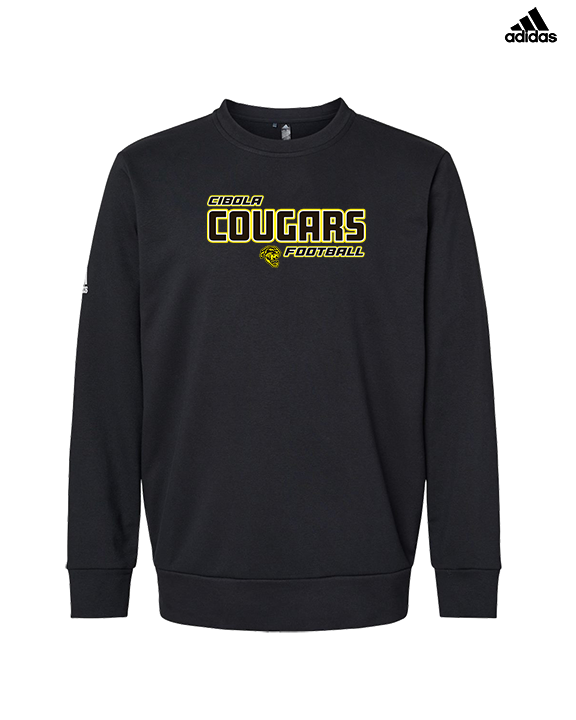 Cibola HS Football Bold - Mens Adidas Crewneck