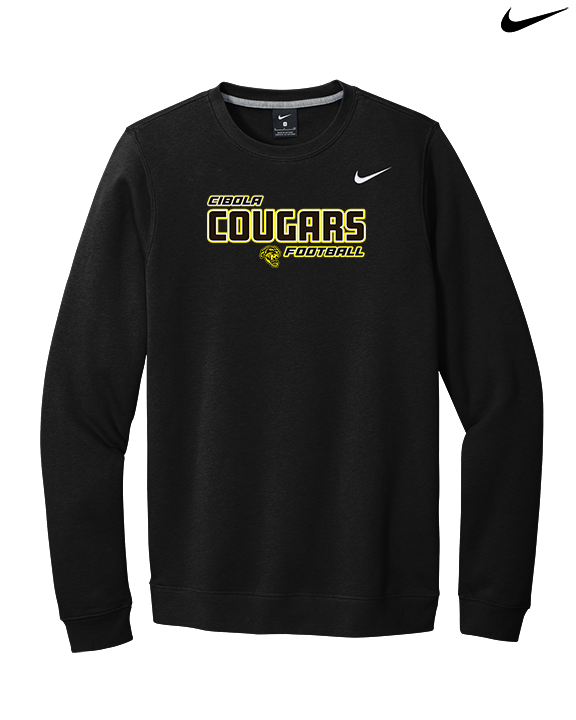 Cibola HS Football Bold - Mens Nike Crewneck