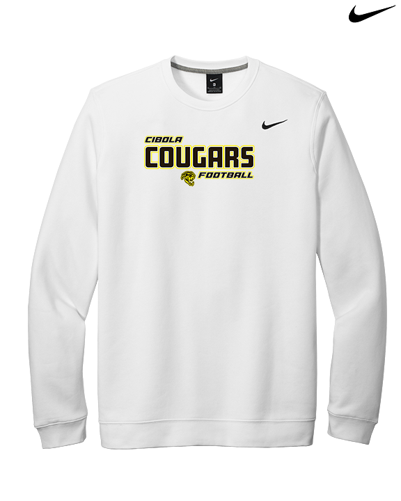 Cibola HS Football Bold - Mens Nike Crewneck