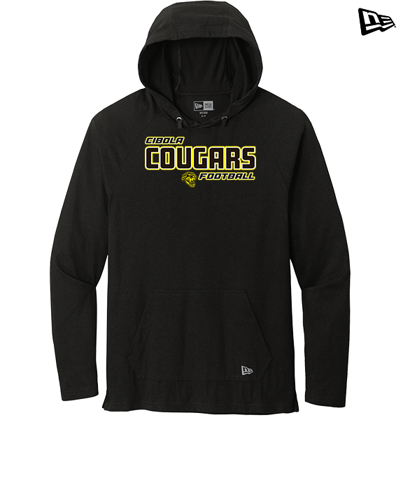 Cibola HS Football Bold - New Era Tri-Blend Hoodie