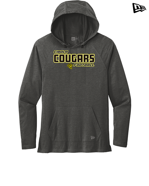 Cibola HS Football Bold - New Era Tri-Blend Hoodie