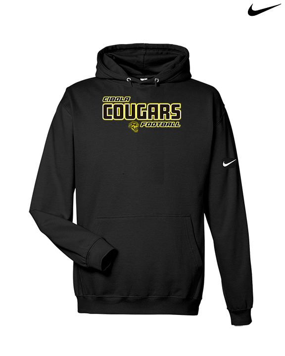 Cibola HS Football Bold - Nike Club Fleece Hoodie