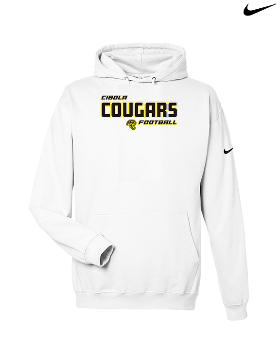 Cibola HS Football Bold - Nike Club Fleece Hoodie