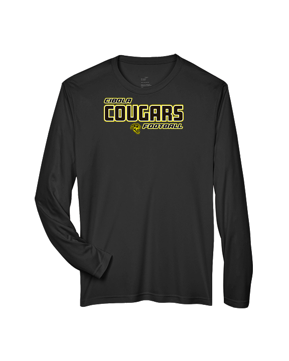 Cibola HS Football Bold - Performance Longsleeve