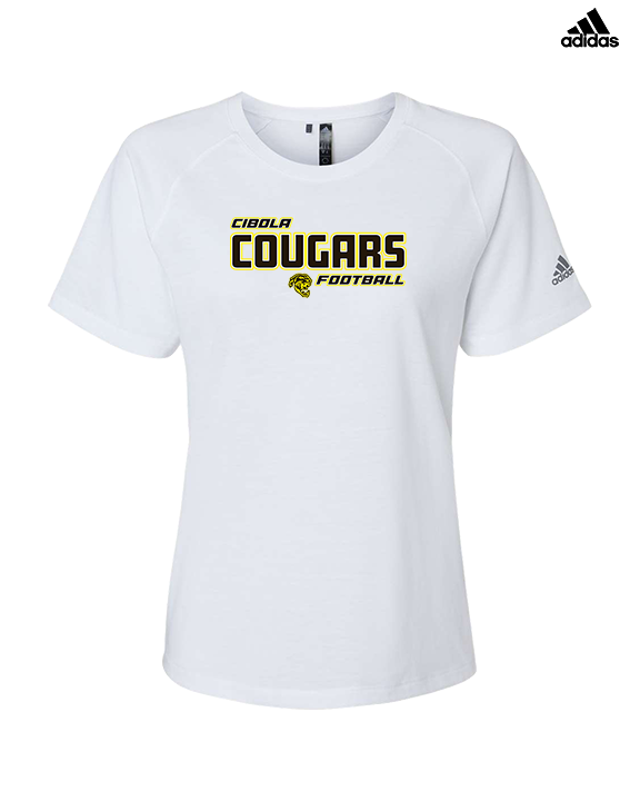 Cibola HS Football Bold - Womens Adidas Performance Shirt