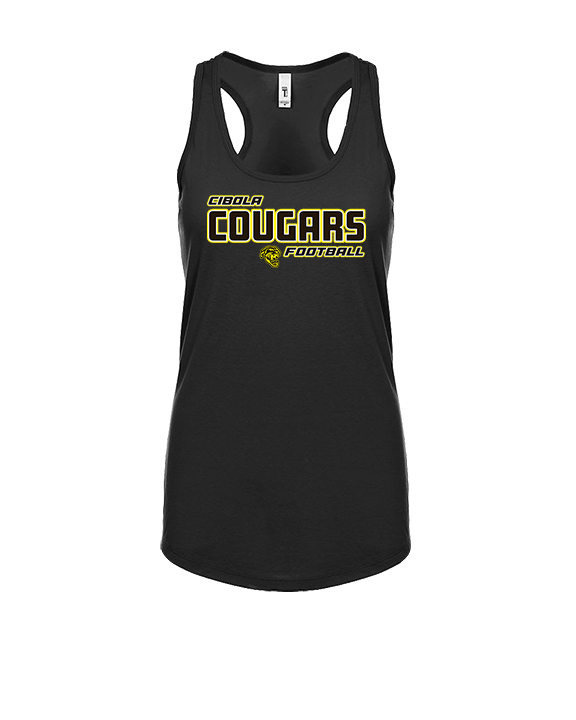 Cibola HS Football Bold - Womens Tank Top